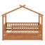 Lit maison avec lit gigogne-996531224
