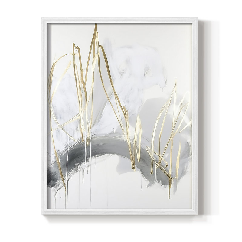 "ABSTRACT Series DCC XXVI" par J Paul, Blanc / Blanc, H 21 po x l 17 po
