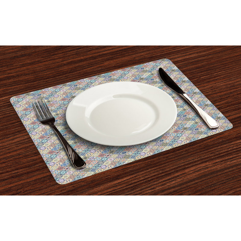 Polyester Patchwork Rectangle Placemat