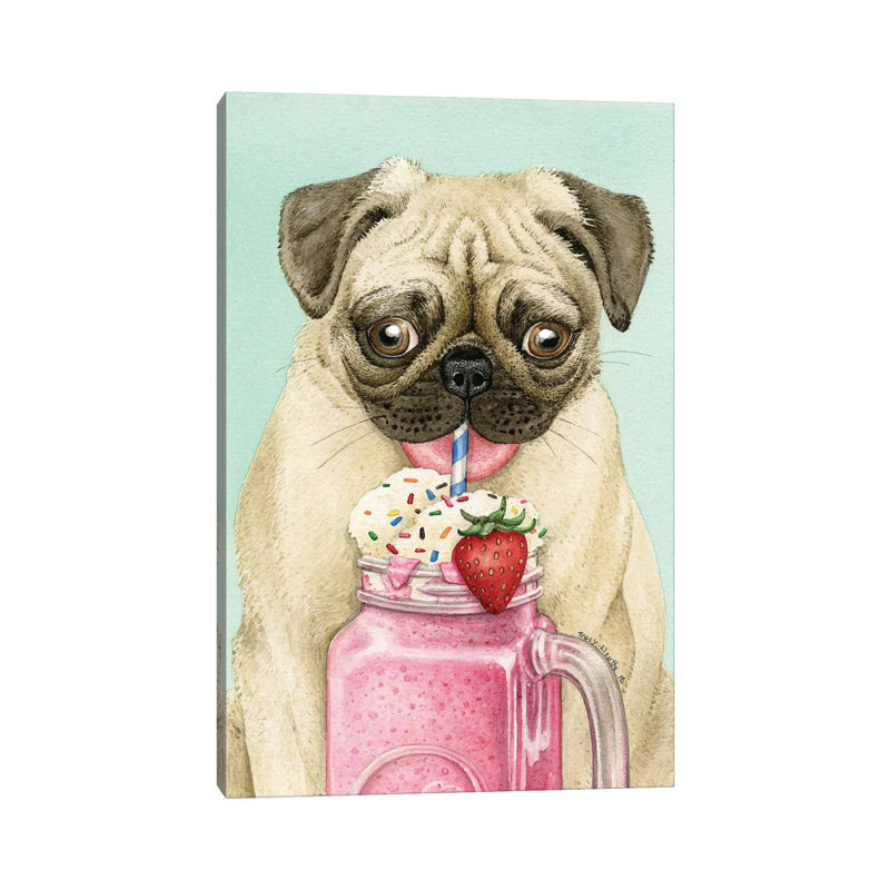 «Brain Freeze» par Tracy Lizotte - reproduction d'art, Aucun mat, H 60 po x l 40po x P 1,5 po, Toile tendue