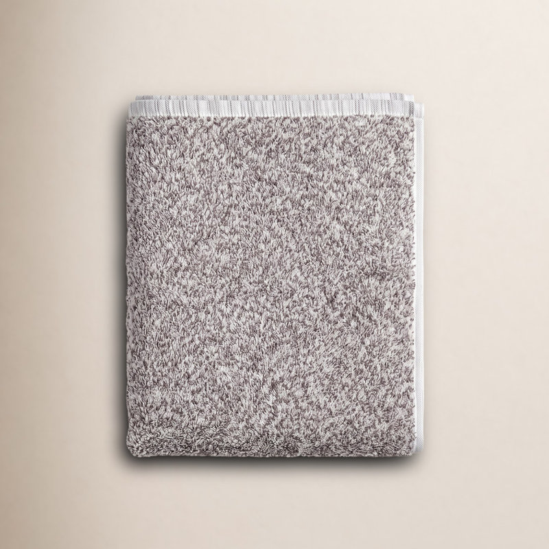Coton, Gris clair / Gris foncé, Essuie-mains - paquet de 1