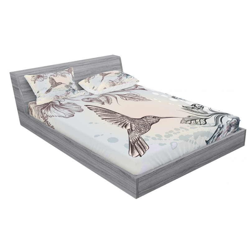 Microfiber Sheet Set, Full Sheet Set with Fitted Sheet