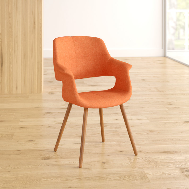 Fauteuil rembourré Amein, Orange
