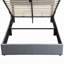 Lit plateforme tapissier avec système de rangement hydraulique-611202893-611202894