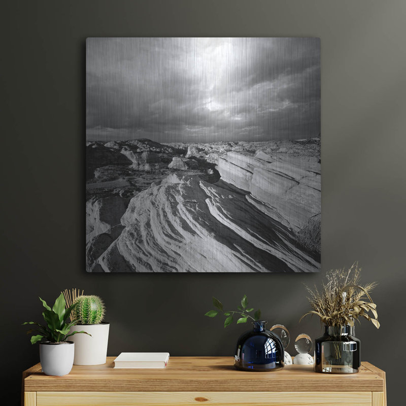 «Canyon View» par Union Photo Studio, art mural en métal Union Rustic, 24 po x 24 po, H 24 po x l 24 po