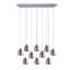 Suspension grappe 10 lumières grappe Atherton-852654599
