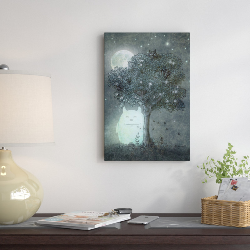 « full moon rites », impression sur toile tendue, H 18 po x l 12 po x P 1,5 po