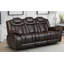 Galles 3 Seater Faux Leather Reclining Sofa-1294929887-1318888368