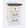 Yoji Solid Wood 3 - Drawer End Table and Built-In Outlets