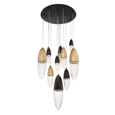 Lustre 12 lumières Écrou