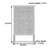 Solid Wood and Rattan Partition with Storage Shelf-105353946