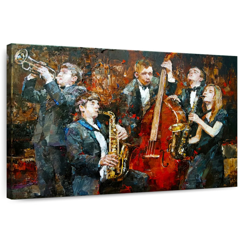 Abarca Musicians, 30" H x 45" W