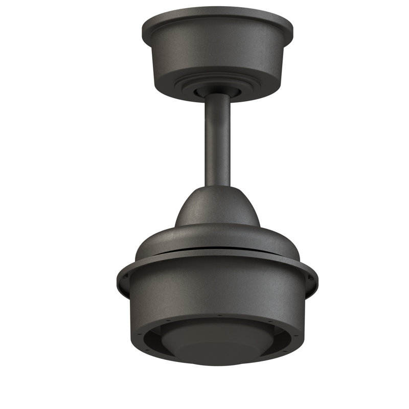 Wrap Custom Indoor/Outdoor Ceiling Fan DC Motor- Matte Greige, Matte Greige