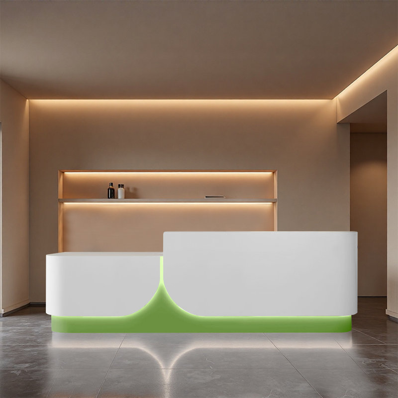 Bureau de service élégant et multifonctionnel avec caissier intégré - Élégant et moderne pour les bureaux, les espaces de vente au détail et les hôtels