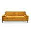Birchanger 3 Seater Velvet Sofa-1471026390
