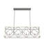 Luminaire suspendu linéaire à 4 lumières pour îlot de cuisine Gablecrest-71473955
