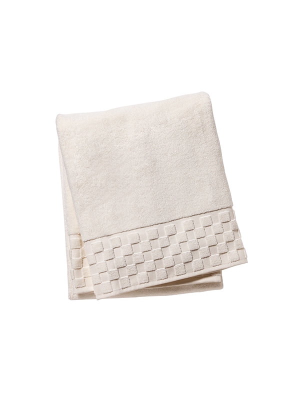 Plush Bath Towel, Ivory