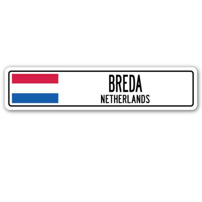 Plaque de rue en aluminium Arruda Breda
