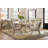 Elixir Extendable Walnut Metal Base Dining Table