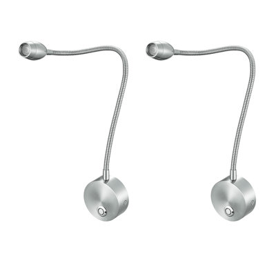 Kamra Aluminum LED Plug-in Swing Arm Sconce