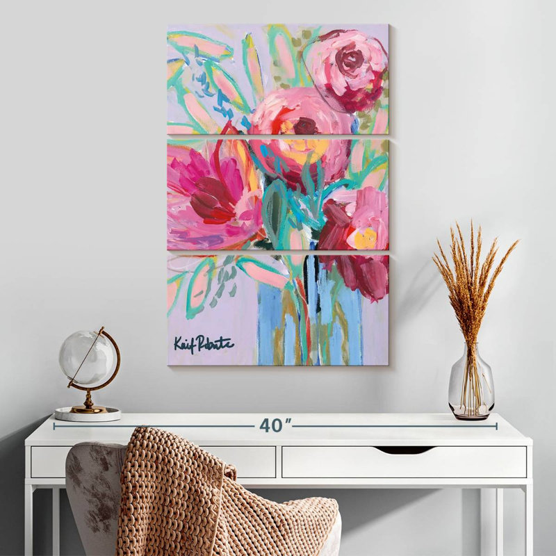 Avery Summer Blooms, 32" H x 20" W