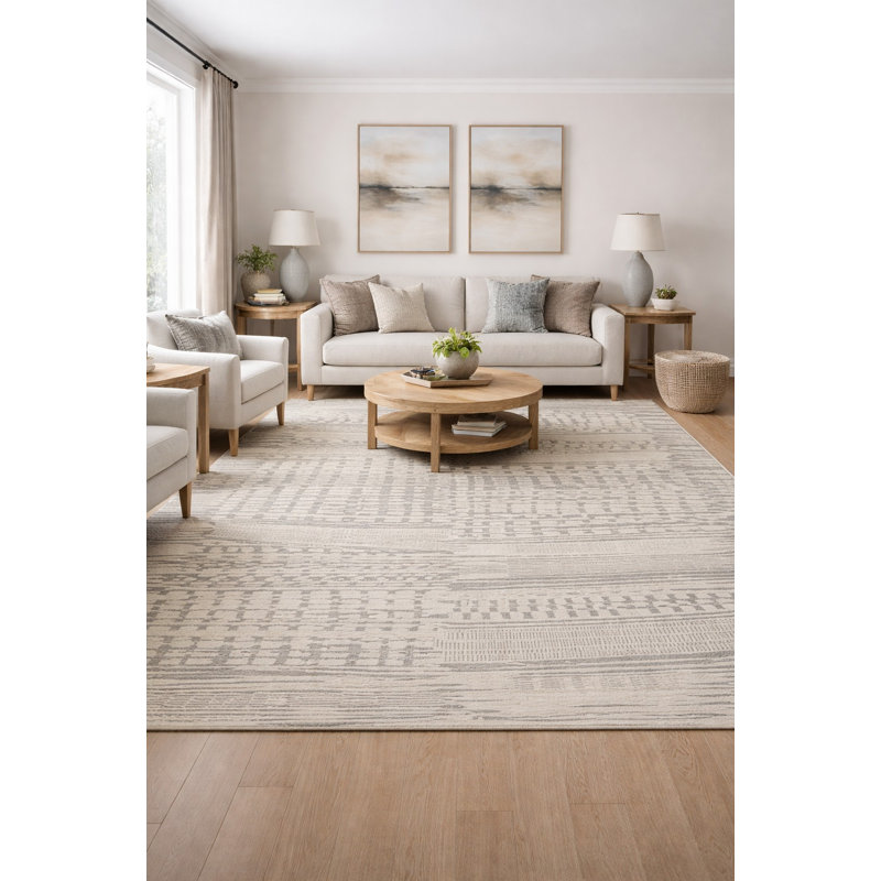 Performance Wool Abstract Indoor Rug
