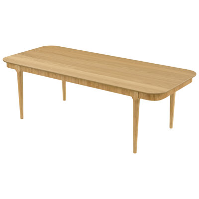 90.6'' Modern Dining Table - Traditional Rustic Farmhouse Kitchen Style