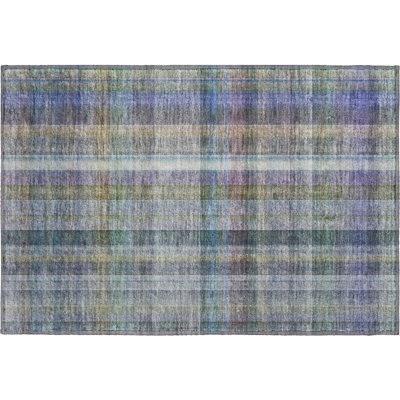 Premium Machine Washable Cerrito AMF534 Green Rug