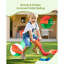 Bascule pour enfants avec capacité de 55 lb, 360 degrés, bascule rotative pour enfant 3 ans et plus