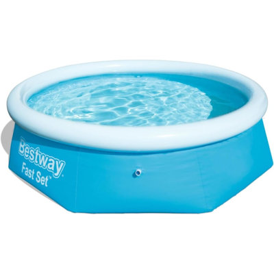 Polyvinyl Chloride (PVC) Round Inflatable Pool 26cm H x 96.1cm W x 96.1cm L