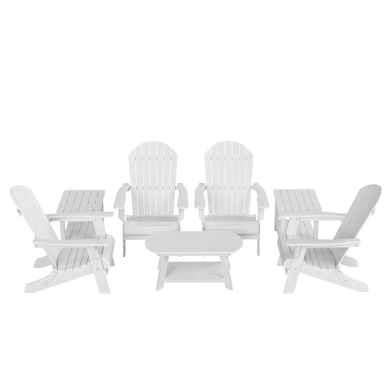 Arrlo 4 - Person Patio Conversation Set, White