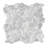 Huron 12" x 12" Matte Glass Pebble Mosaic Floor and Wall Tile-95635361
