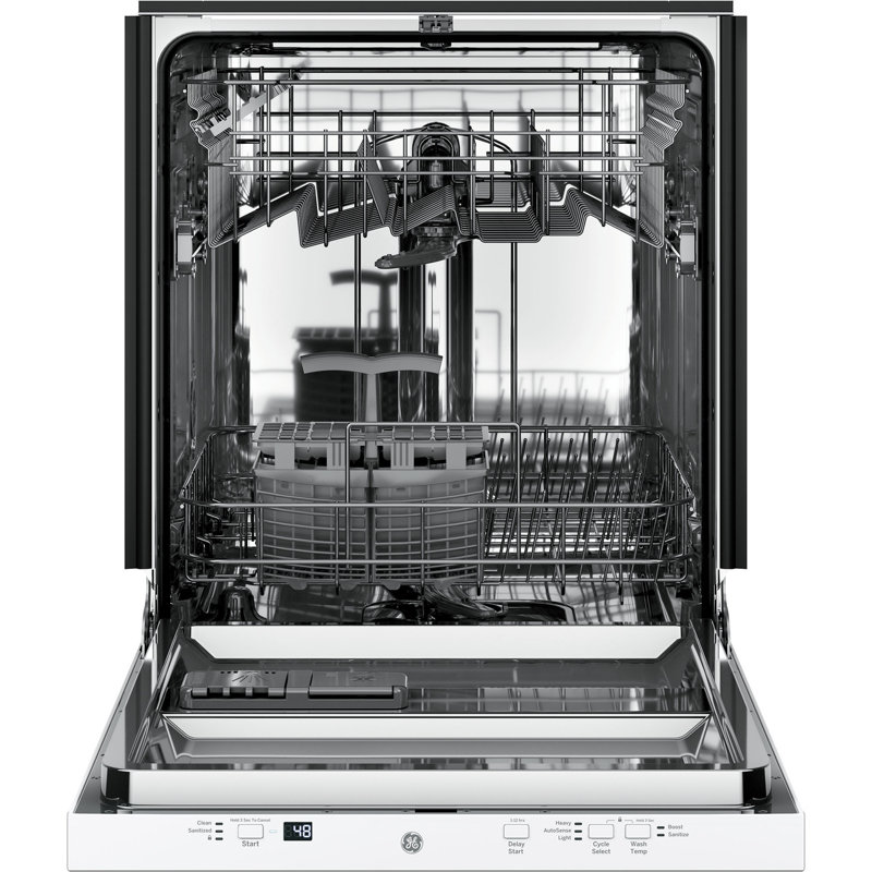 24" 51 dBA Built-In Fully Integrated Dishwasher, White
