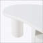 Table basse de forme irrégulière Cloud avec 1 tiroir et tablette pour le salon, alliant style et fonctionnalité pour un ajout unique