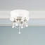 Lustre 4 lumières en nickel brossé