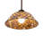 12" Wide Tiffany Fishscale Pendant