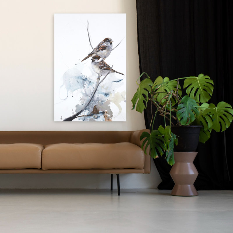 Art animalier contemporain Curiosity 1, H 48 po x l 32 po