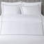 Édredon en coton 500 fils, double / grand, avec couette à fermeture à glissière et confortable coussin décoratif, double / grand-121409411