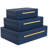 Milarain 3 Piece Fabric Decorative Box Set-1705104346