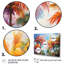 Collage de palmiers colorés sur toile-505148595-505148596