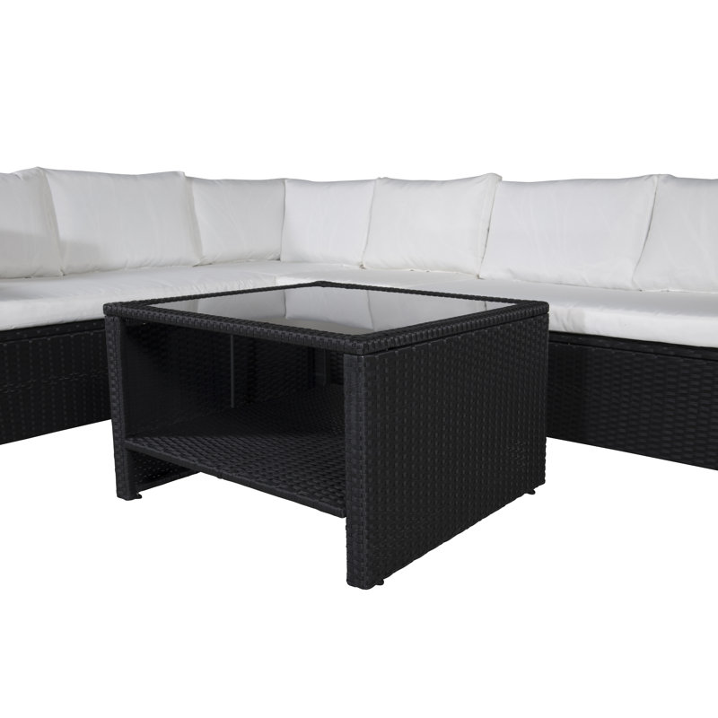 Parkridge 6 - Person Deep Seating with Cushions, White