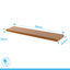 Harbour Housewares - Modern Floating Wall Shelf-79460176-79460180