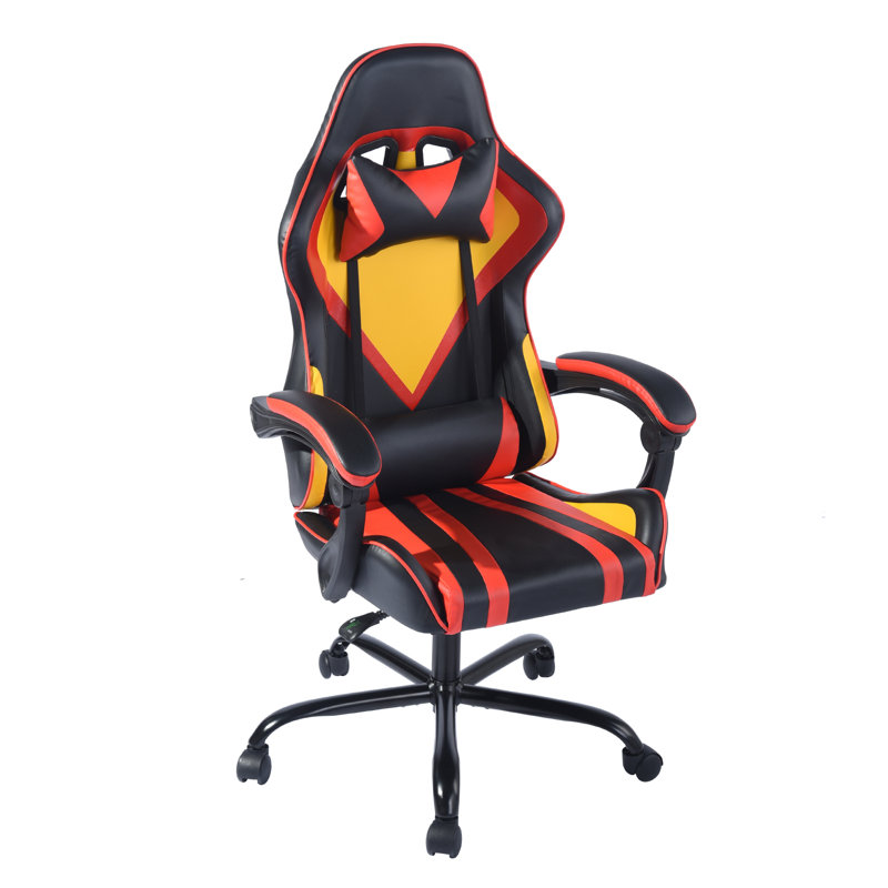 Happy Larry Aarav Adjustable Reclining Ergonomic Faux Leather Swiveling Gaming Chair Game Chair