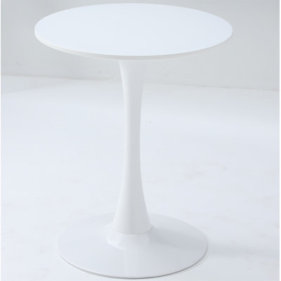 White Round Dining Table