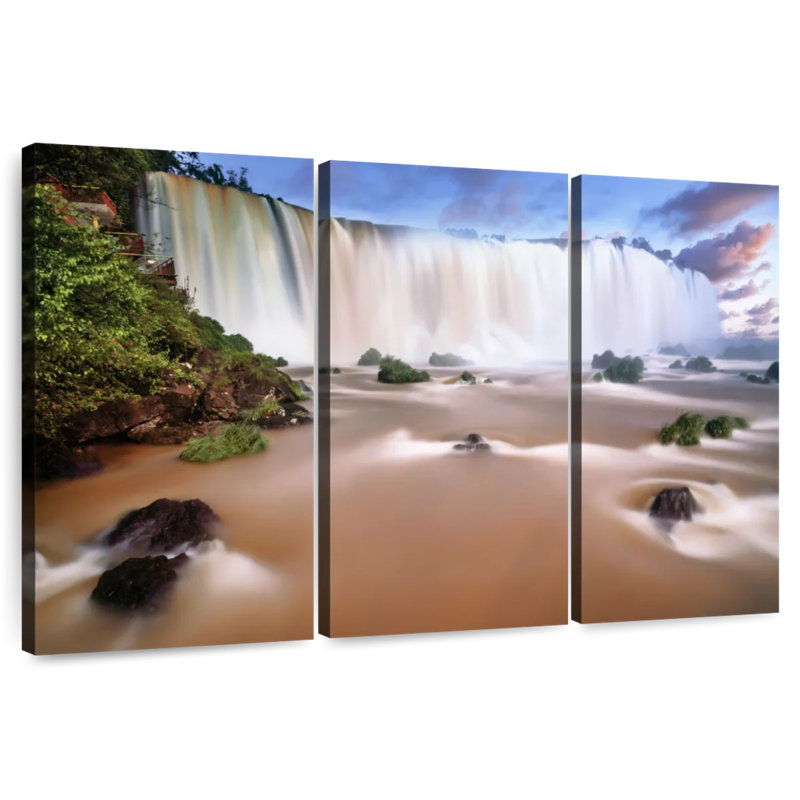 Alvord Iguazu Falls South America, 24" H x 38" W
