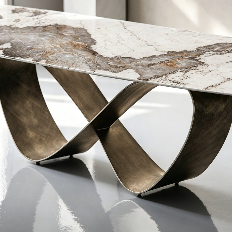 Table de salle à manger Modern, H 29,52 po x l 70,86 po x P 35,43 po