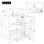 Meuble-lavabo de 20 po avec lavabo, armoire de salle de bain avec porte à fermeture douce, support de rangement et tablette réglable en bois