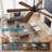 60/72 Inch 6-blade Modern Solid Wood Ceiling Fan With Light And Remote, High Cfm Large Airflow Ceiling Fan, Quiet Reversible Dc Motor, Indoor Outdoor Fan For Porch Gazebo Living Room Kitchen Garage-1099215065-1099215068-1087993831