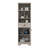Linen Cabinet, Two Interior Shelves, Two Open Shelves-291476485