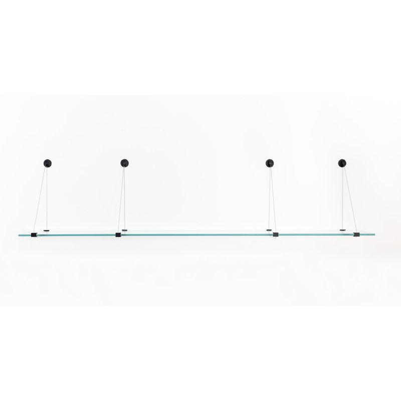 Bracket Shelf, 18" H x 72" W x 6" D, Black